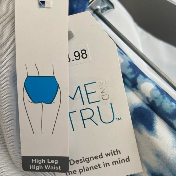 Time and Tru High Waist Bikini Bottom - Picture 9 of 9